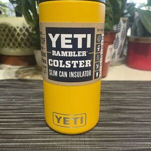 YETI Rambler Slim Can Colster in Alpine Yellow 12 oz
